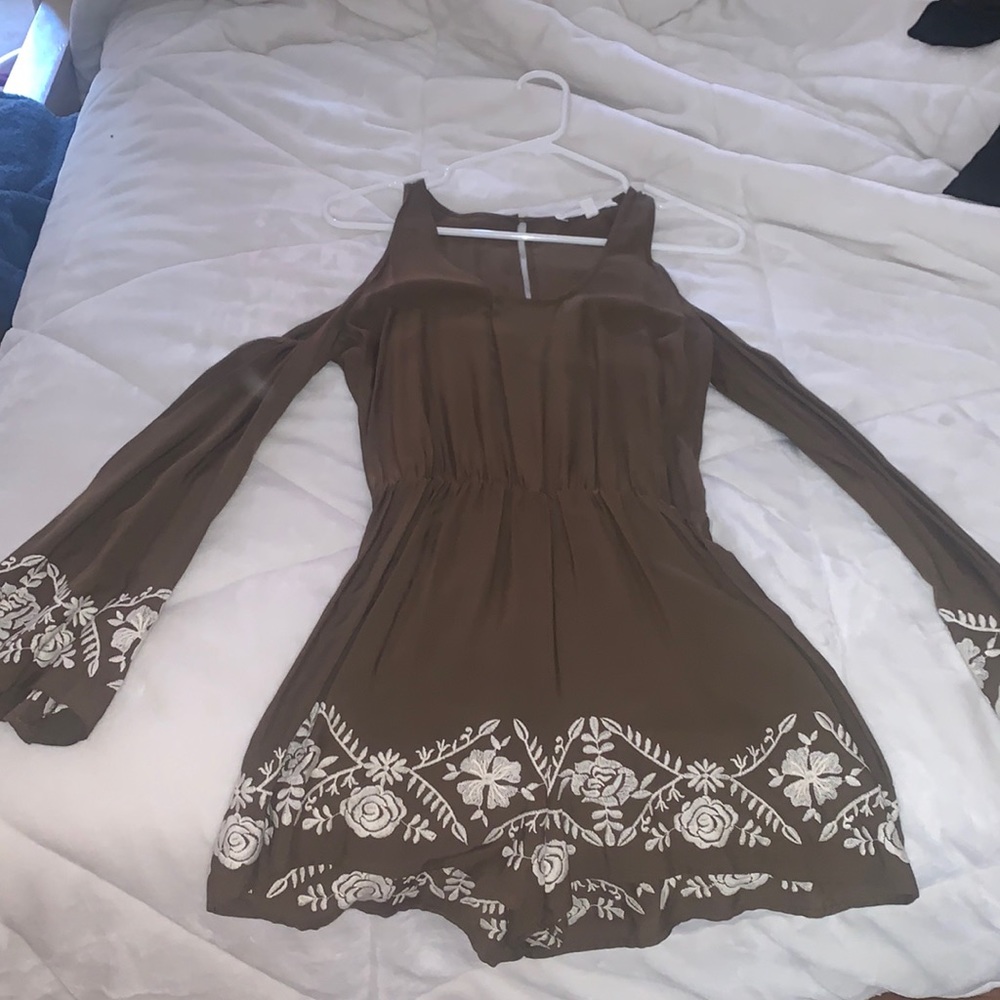 Olive green romper